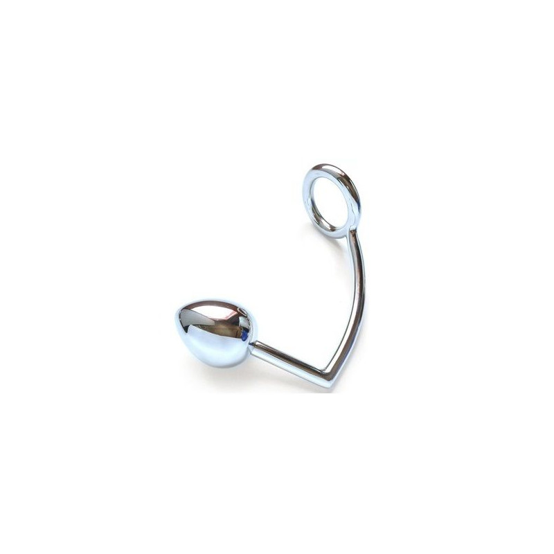 Metal Hard - Anneau Avec Crochet Anal 50Mm